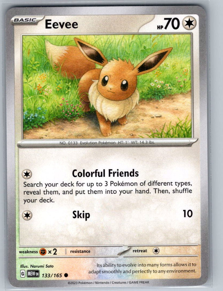 Eevee Common SV: Scarlet & Violet 151 133/165 NM