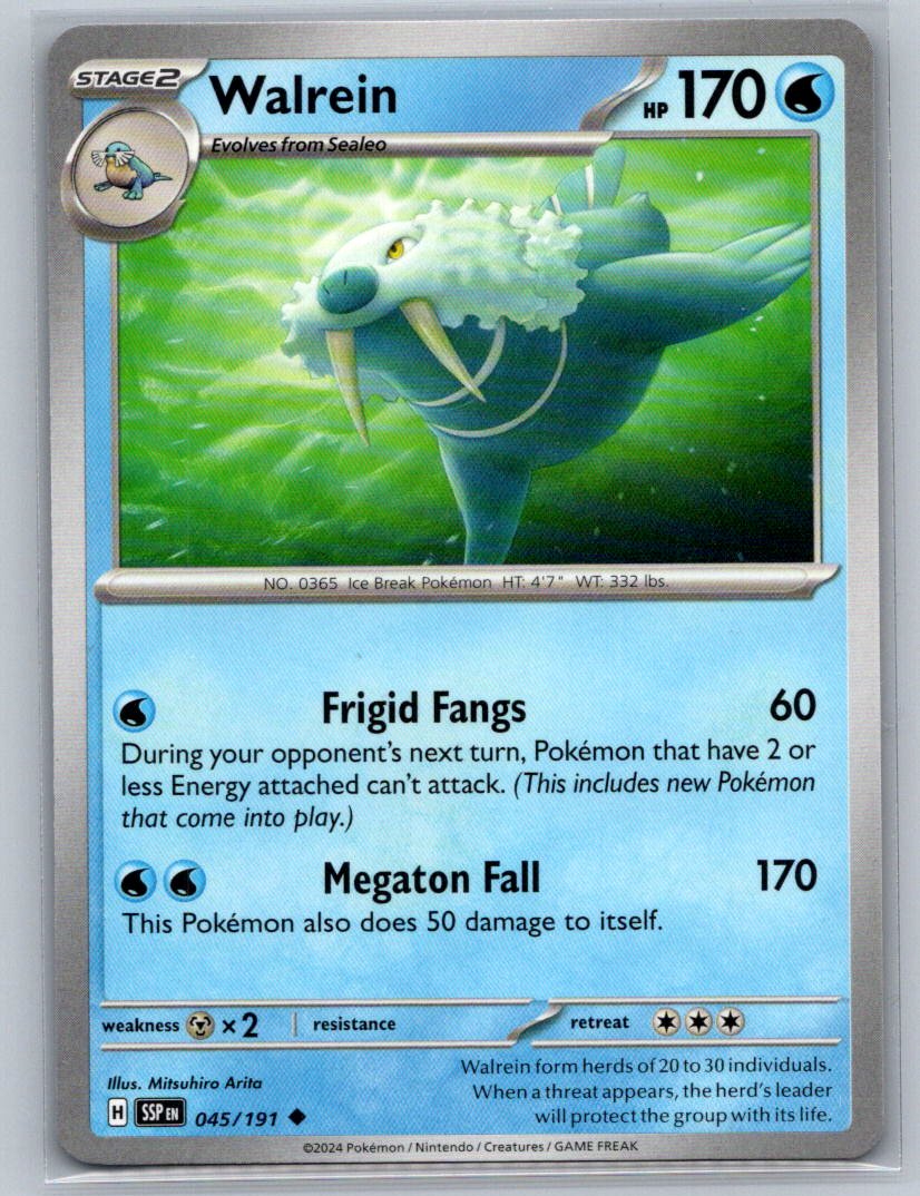 Walrein Uncommon SV08: Surging Sparks 045/191 NM