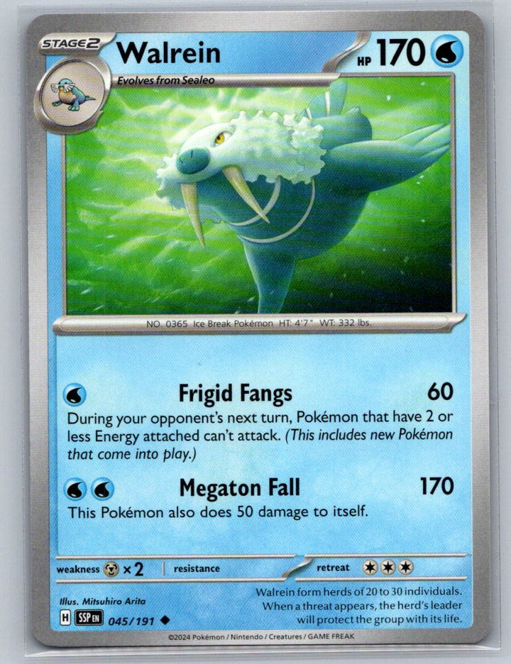 Walrein Uncommon SV08: Surging Sparks 045/191 NM