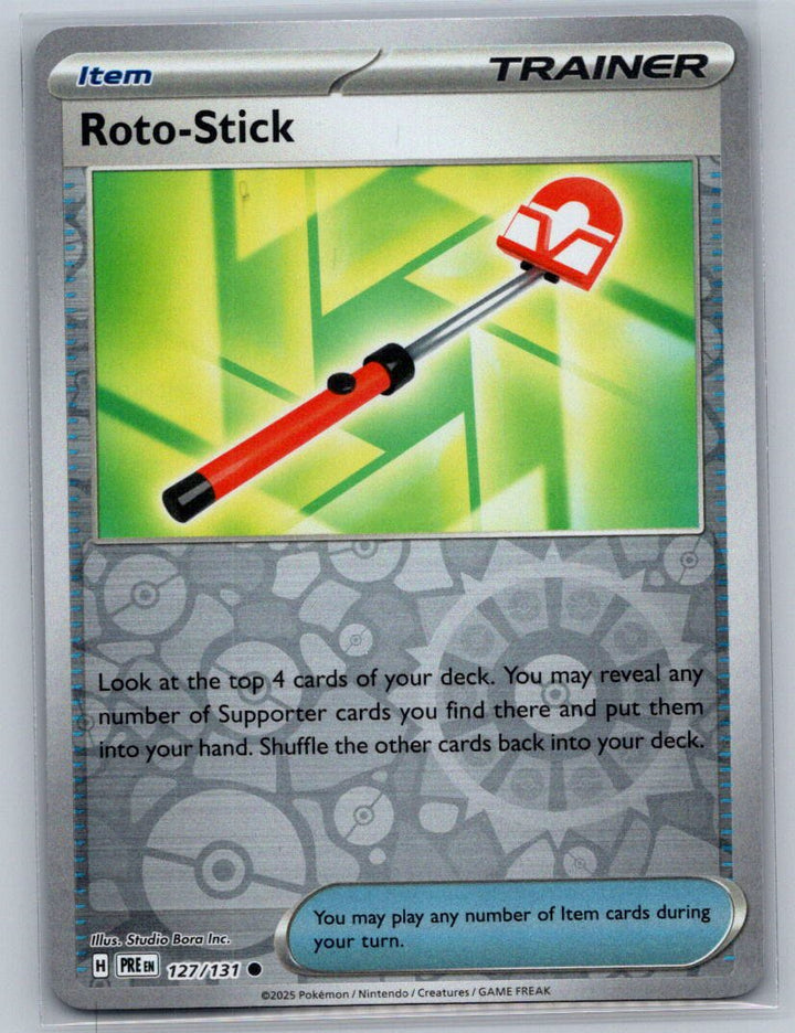 Roto-Stick Reverse Holo Common SV: Prismatic Evolutions 127/131 NM