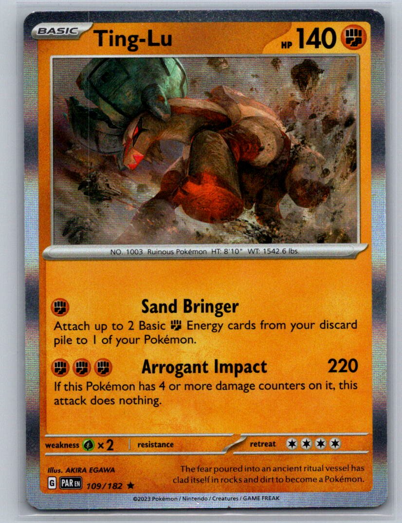 Ting-Lu Holo Rare SV04: Paradox Rift 109/182 NM