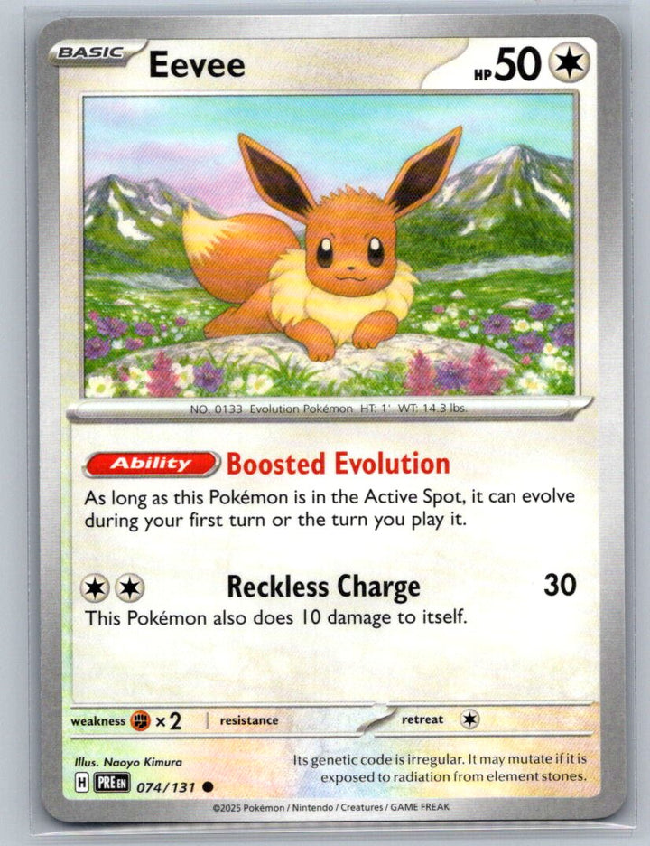 Eevee Common SV: Prismatic Evolutions 074/131 NM