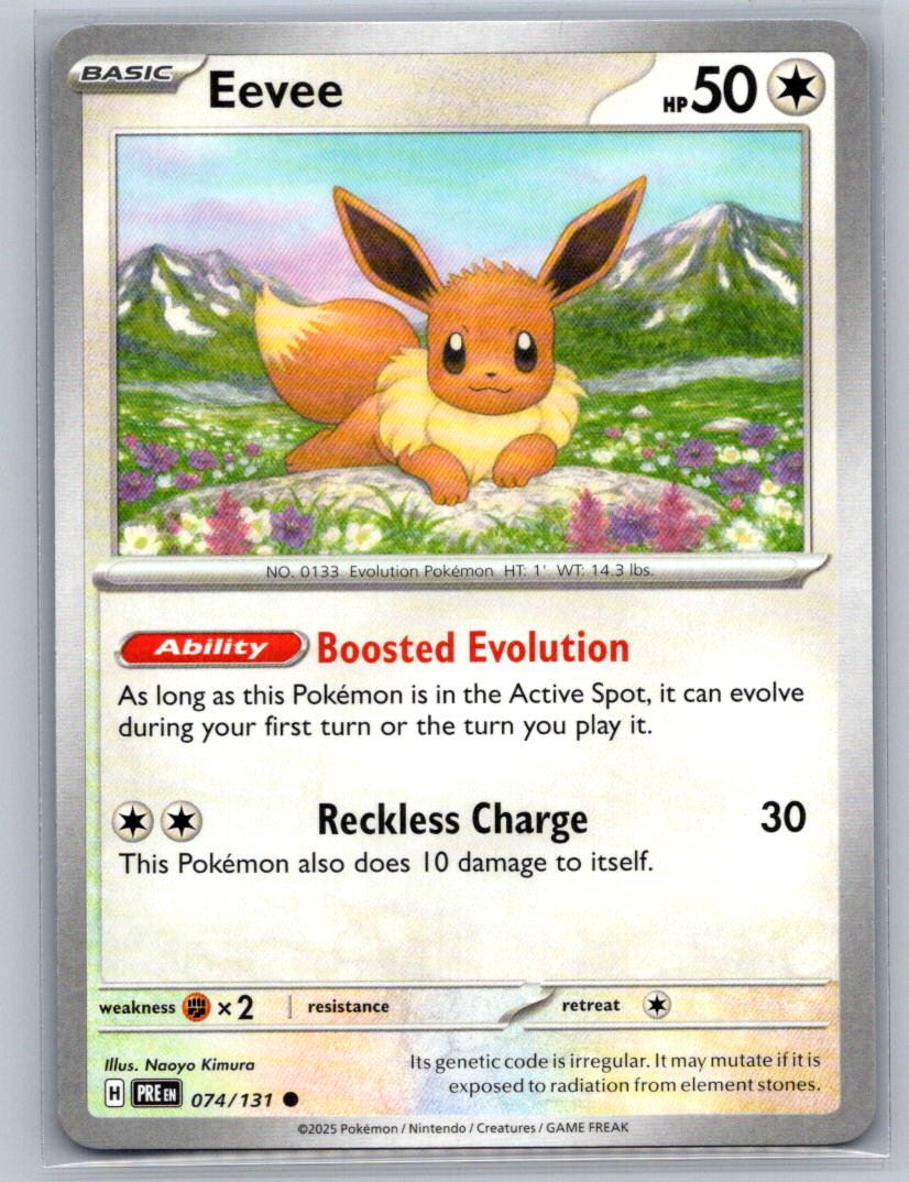 Eevee Common SV: Prismatic Evolutions 074/131 NM