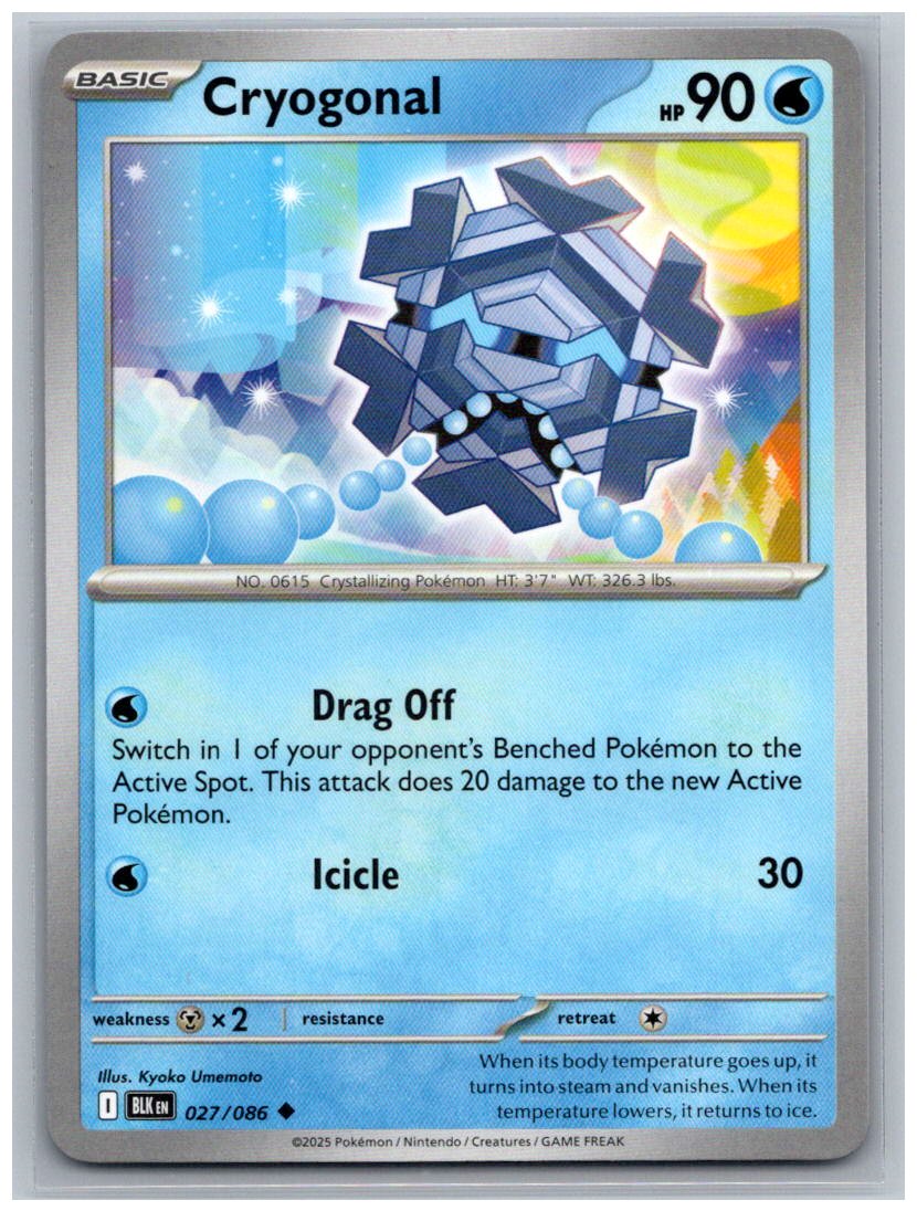 Cryogonal Uncommon SV: Black Bolt 027/086 NM