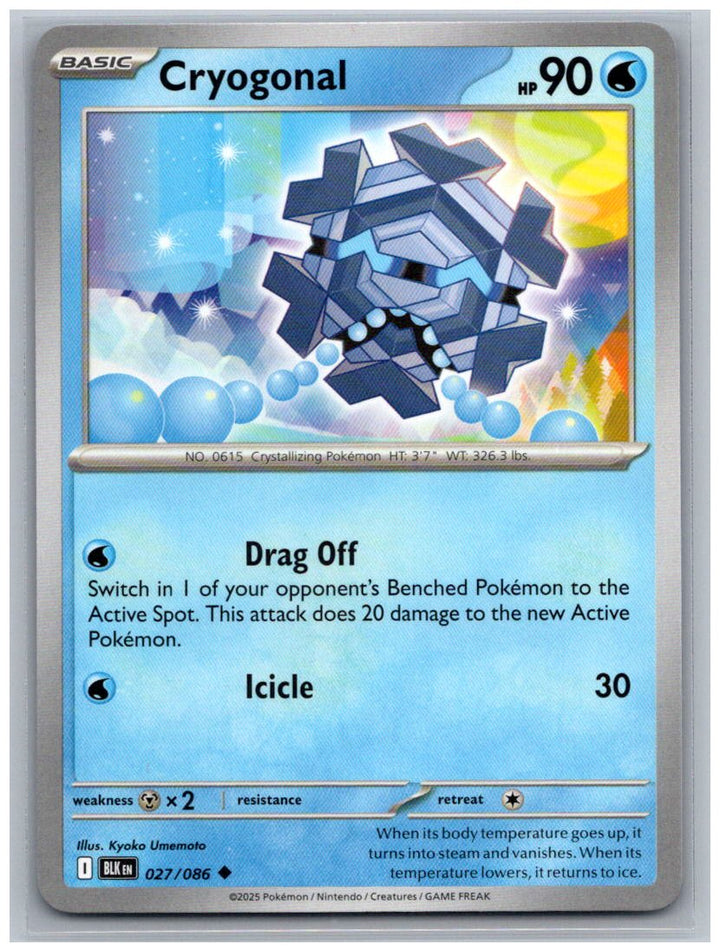 Cryogonal Uncommon SV: Black Bolt 027/086 NM