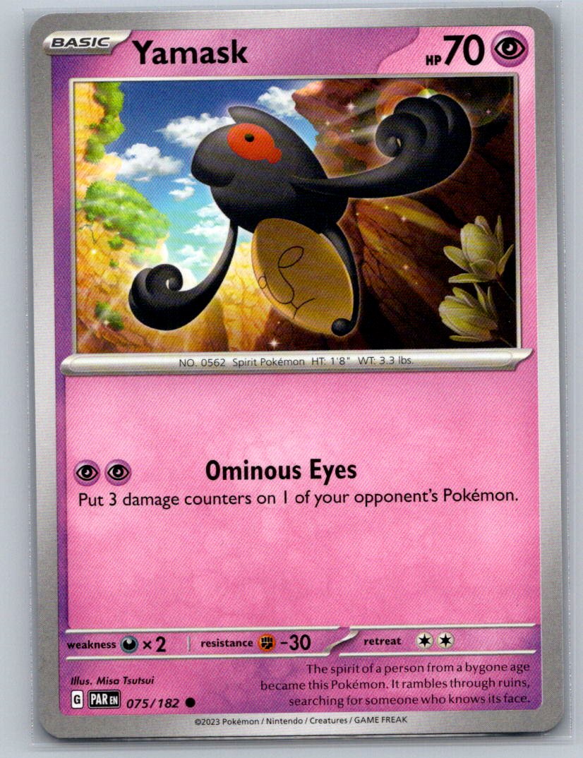 Yamask Common SV04: Paradox Rift 075/182 NM