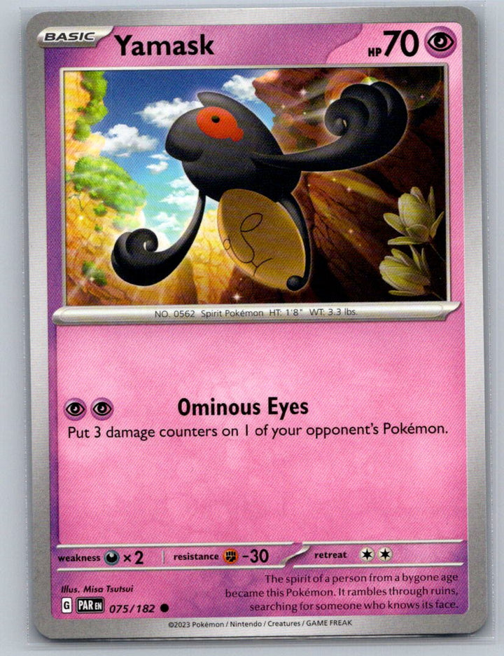 Yamask Common SV04: Paradox Rift 075/182 NM