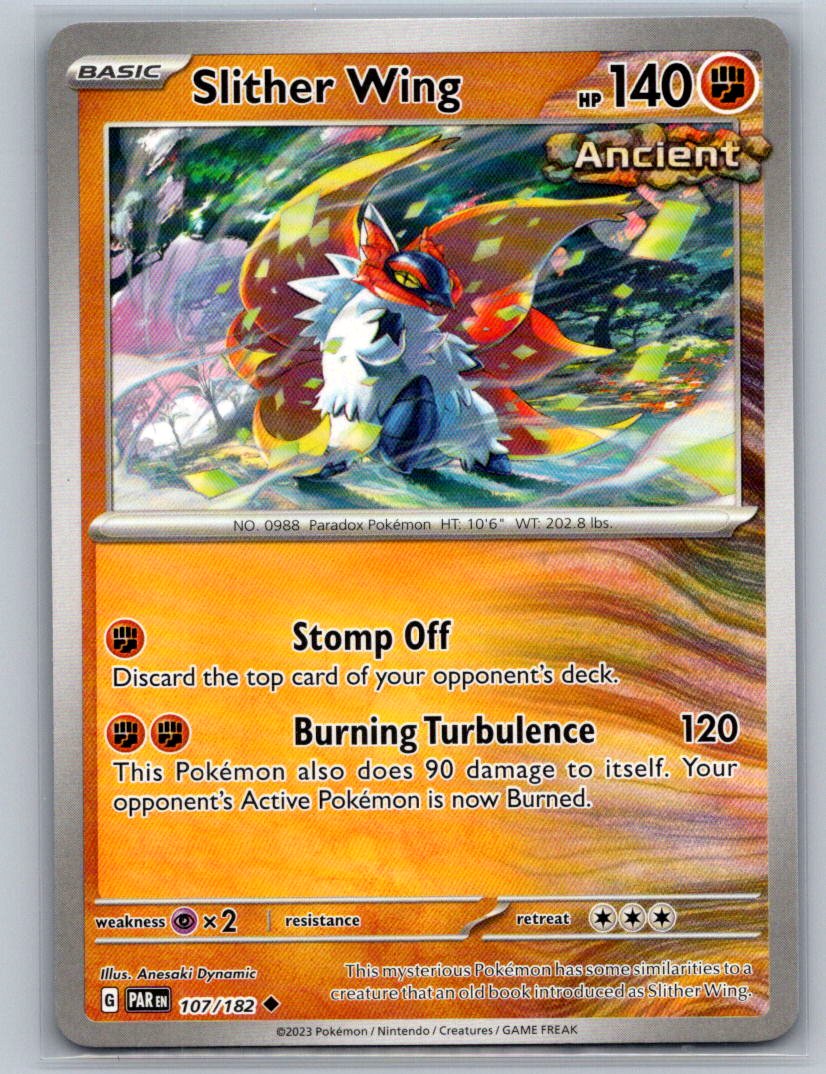 Slither Wing - Reverse Holo Uncommon SV04: Paradox Rift 107/182 NM