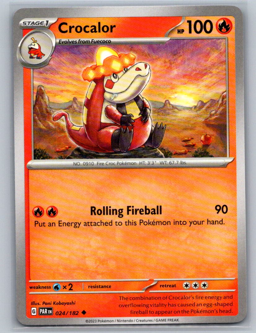 Crocalor Uncommon SV04: Paradox Rift 024/182 NM