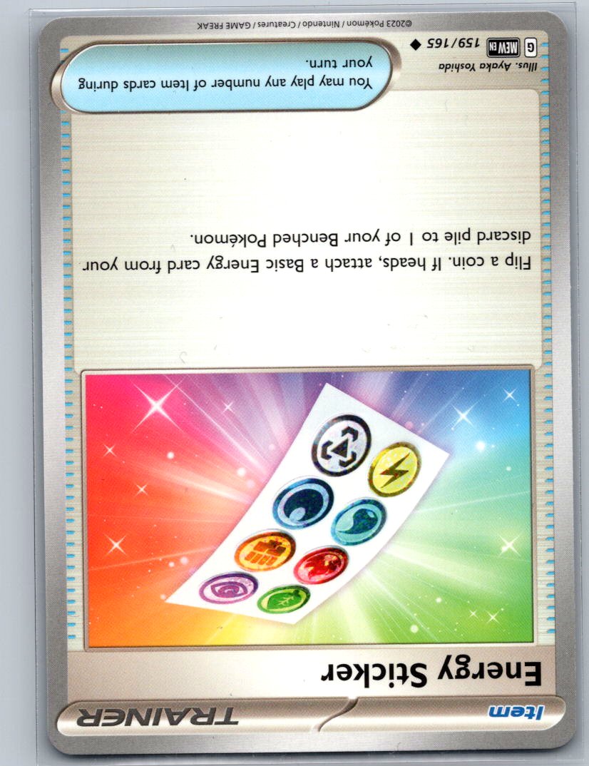 Energy Sticker Uncommon SV: Scarlet & Violet 151 159/165 NM
