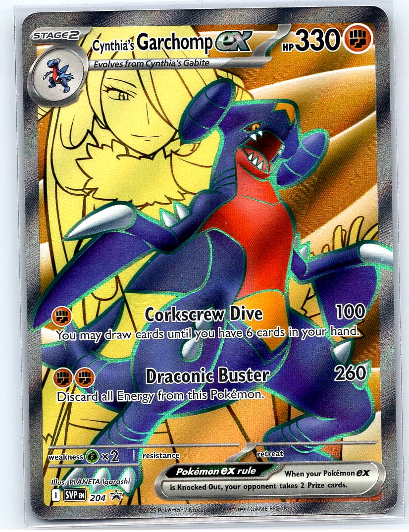 Cynthia's Garchomp ex Holo Promo SV: Scarlet & Violet Promo Cards 204 NM
