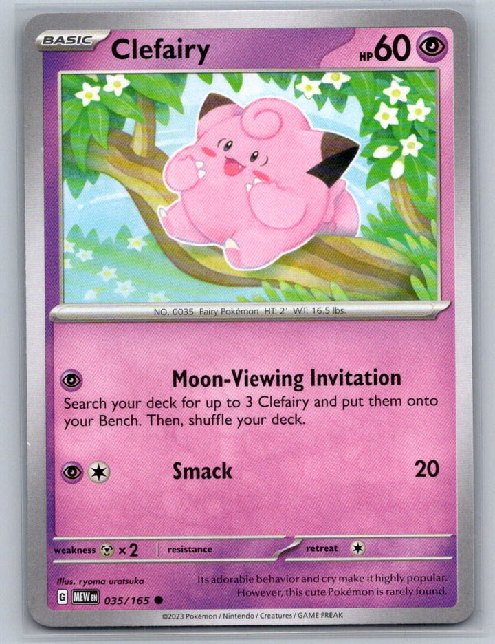 Clefairy Common SV: Scarlet & Violet 151 035/165 NM