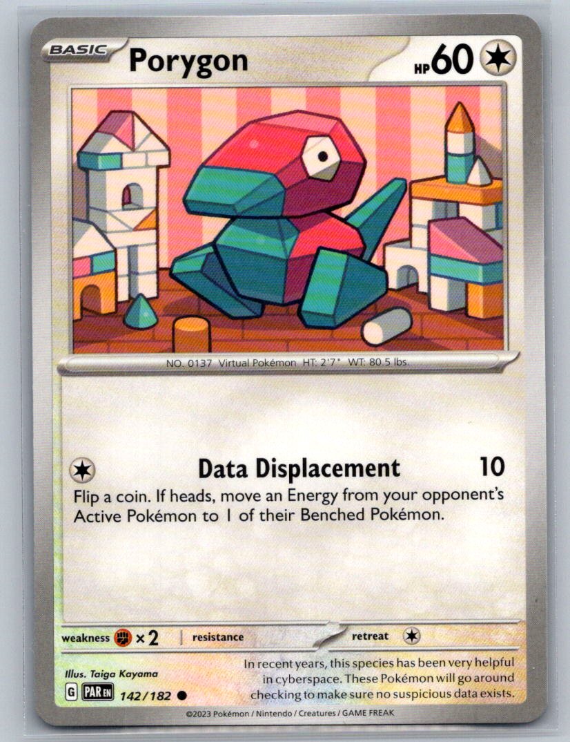 Porygon Common SV04: Paradox Rift 142/182 NM
