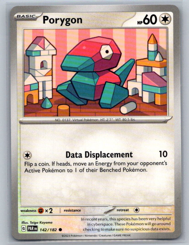 Porygon Common SV04: Paradox Rift 142/182 NM