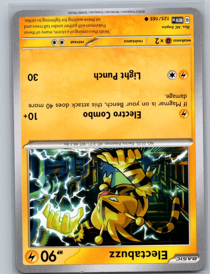 Electabuzz Common SV: Scarlet & Violet 151 125/165 NM