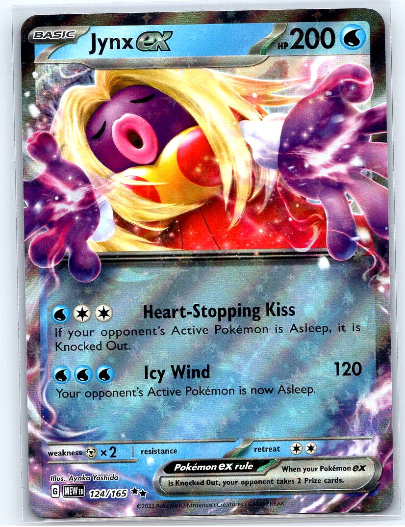 Jynx ex Holo Double Rare SV: Scarlet & Violet 151 124/165 NM