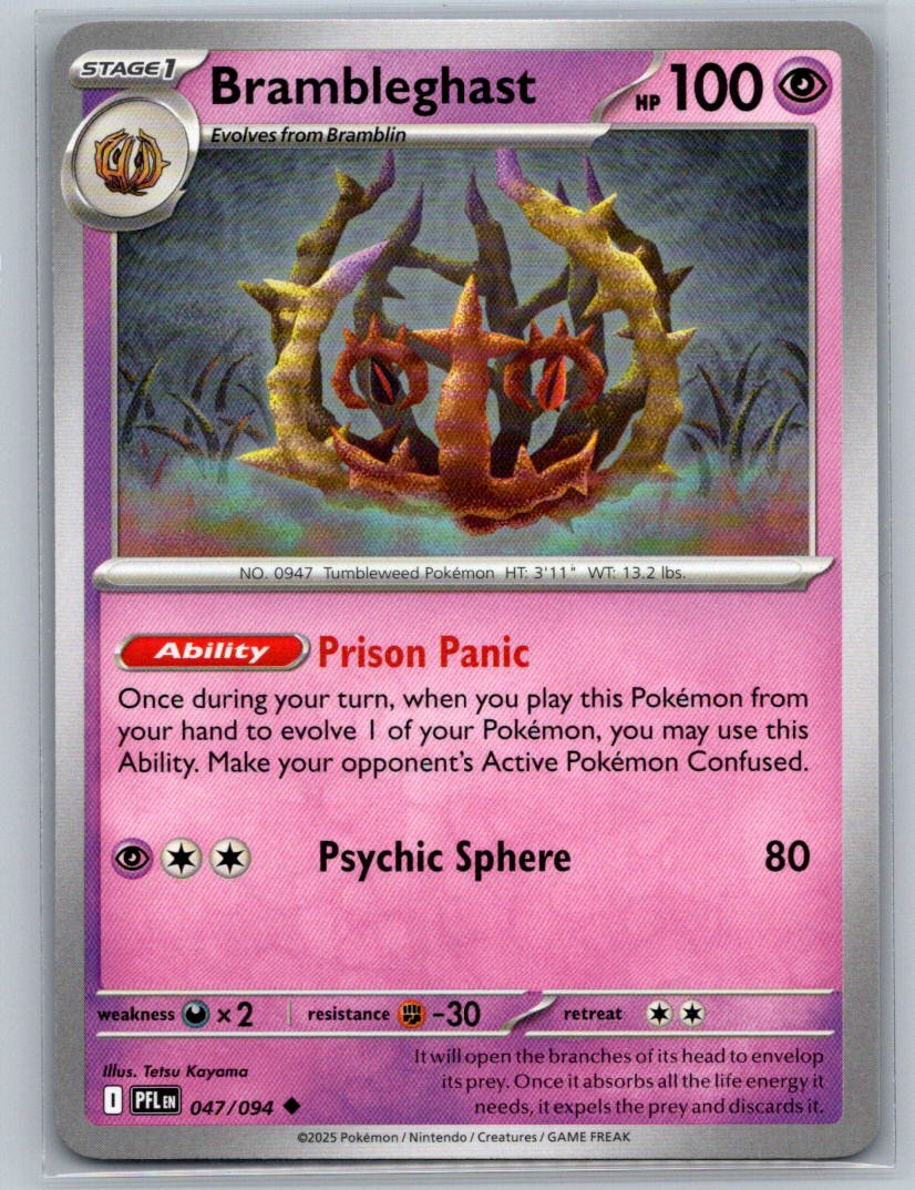 Brambleghast Uncommon ME02: Phantasmal Flames 047/094 NM
