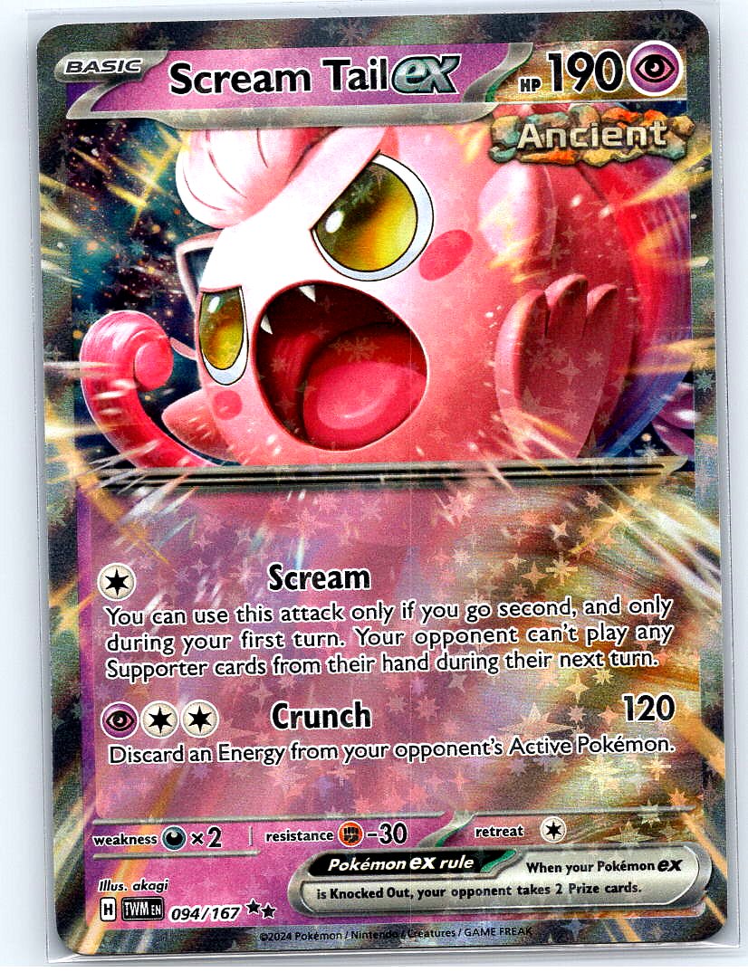 Scream Tail ex Holo Double Rare SV06: Twilight Masquerade 094/167 NM