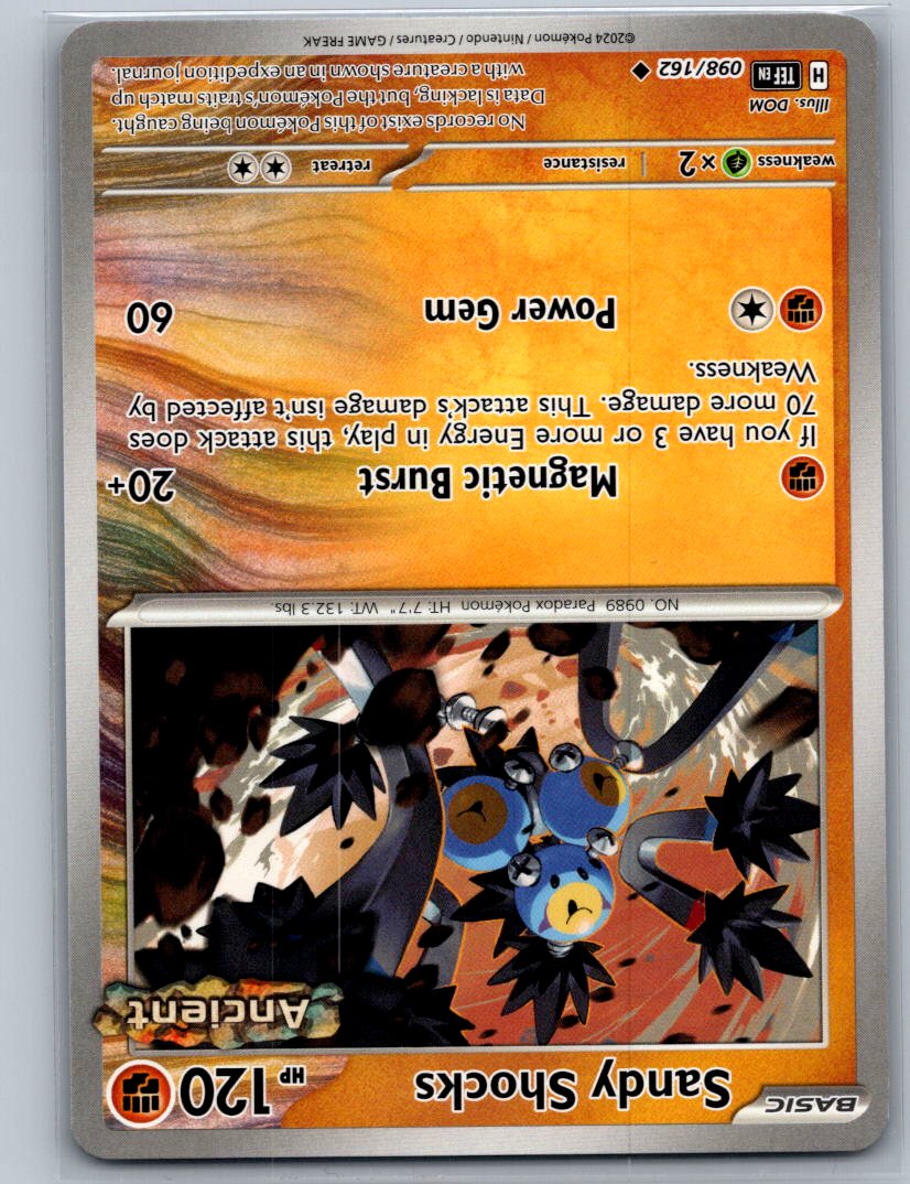 Sandy Shocks Reverse Holo Uncommon SV05: Temporal Forces 098/162 NM