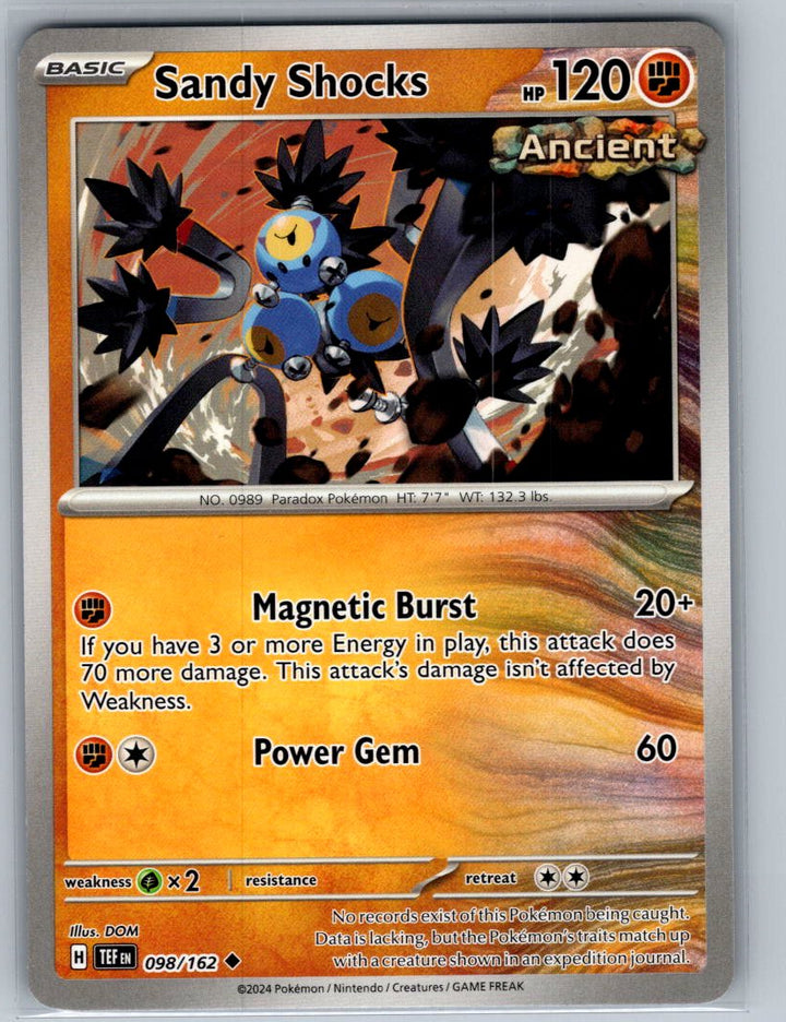 Sandy Shocks Reverse Holo Uncommon SV05: Temporal Forces 098/162 NM