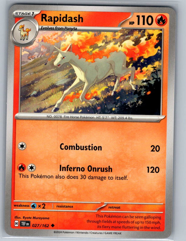 Rapidash Uncommon SV05: Temporal Forces 027/162 NM