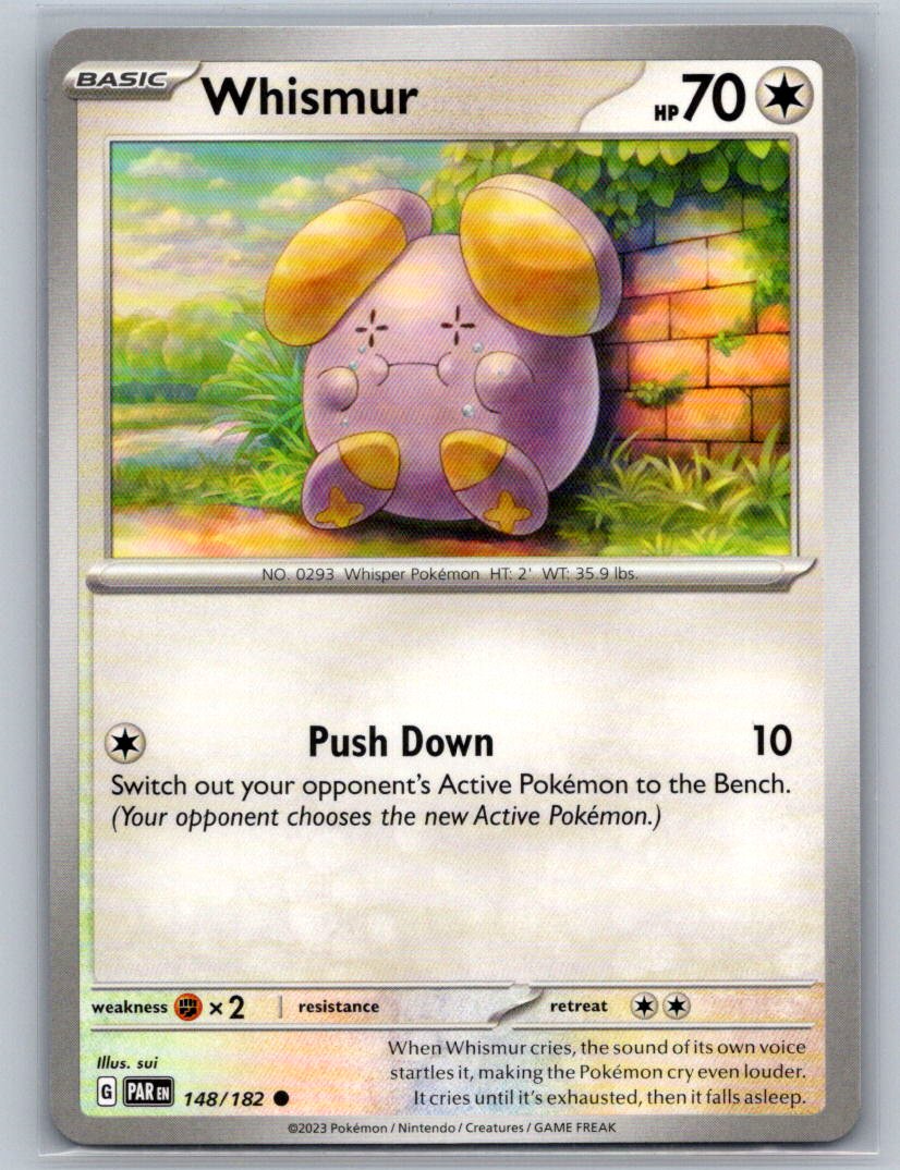 Whismur Common SV04: Paradox Rift 148/182 NM
