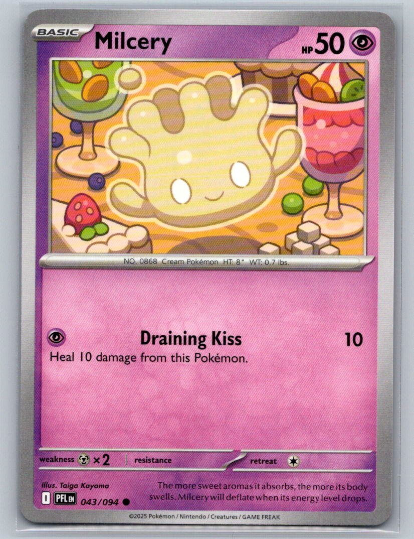 Milcery Common ME02: Phantasmal Flames 043/094 NM