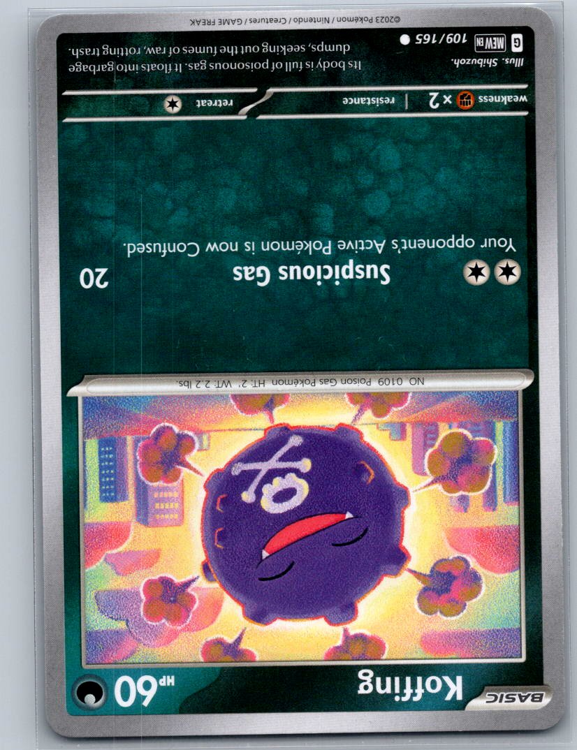 Koffing Common SV: Scarlet & Violet 151 109/165 NM