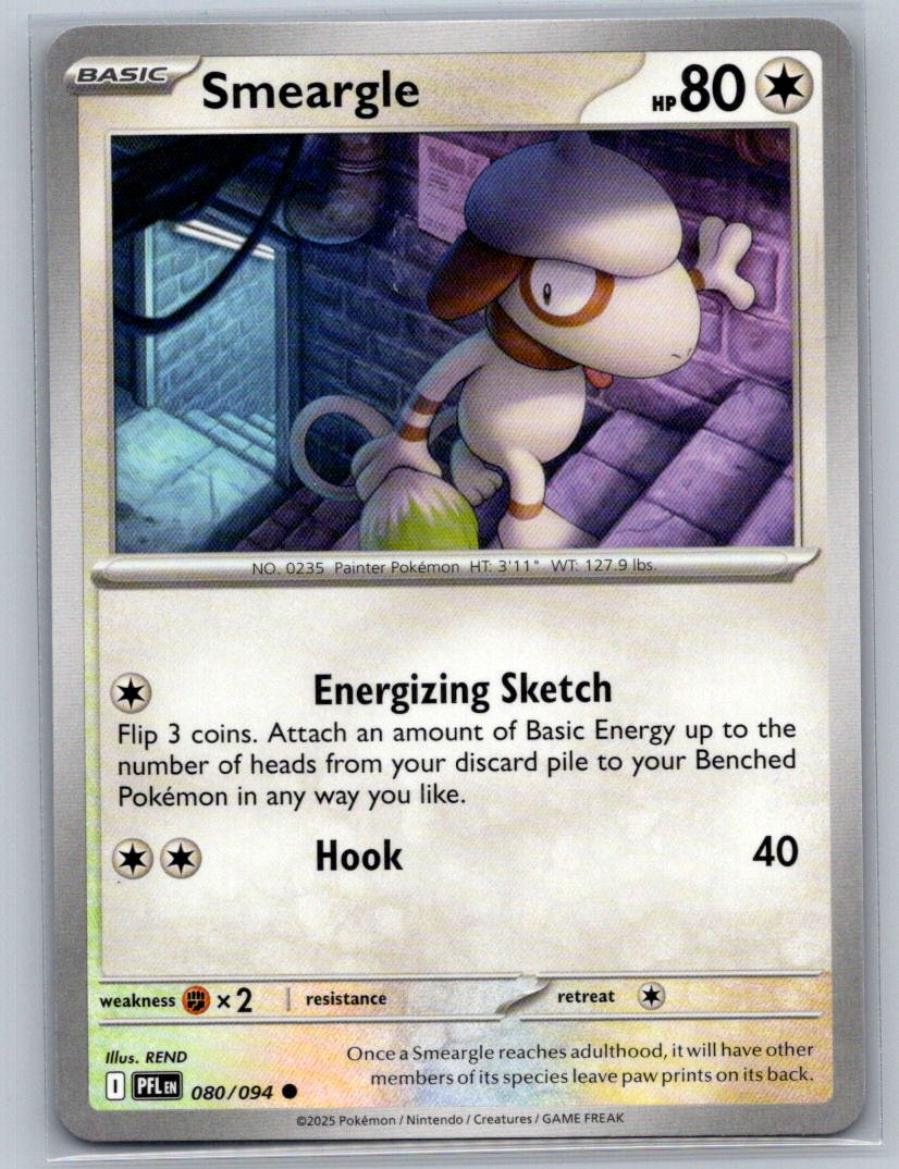 Smeargle Common ME02: Phantasmal Flames 080/094 NM