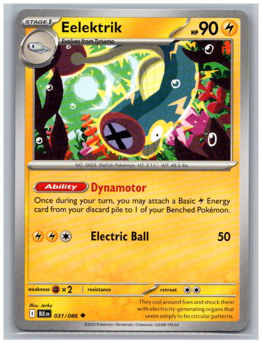 Eelektrik Uncommon SV: Black Bolt 031/086 NM