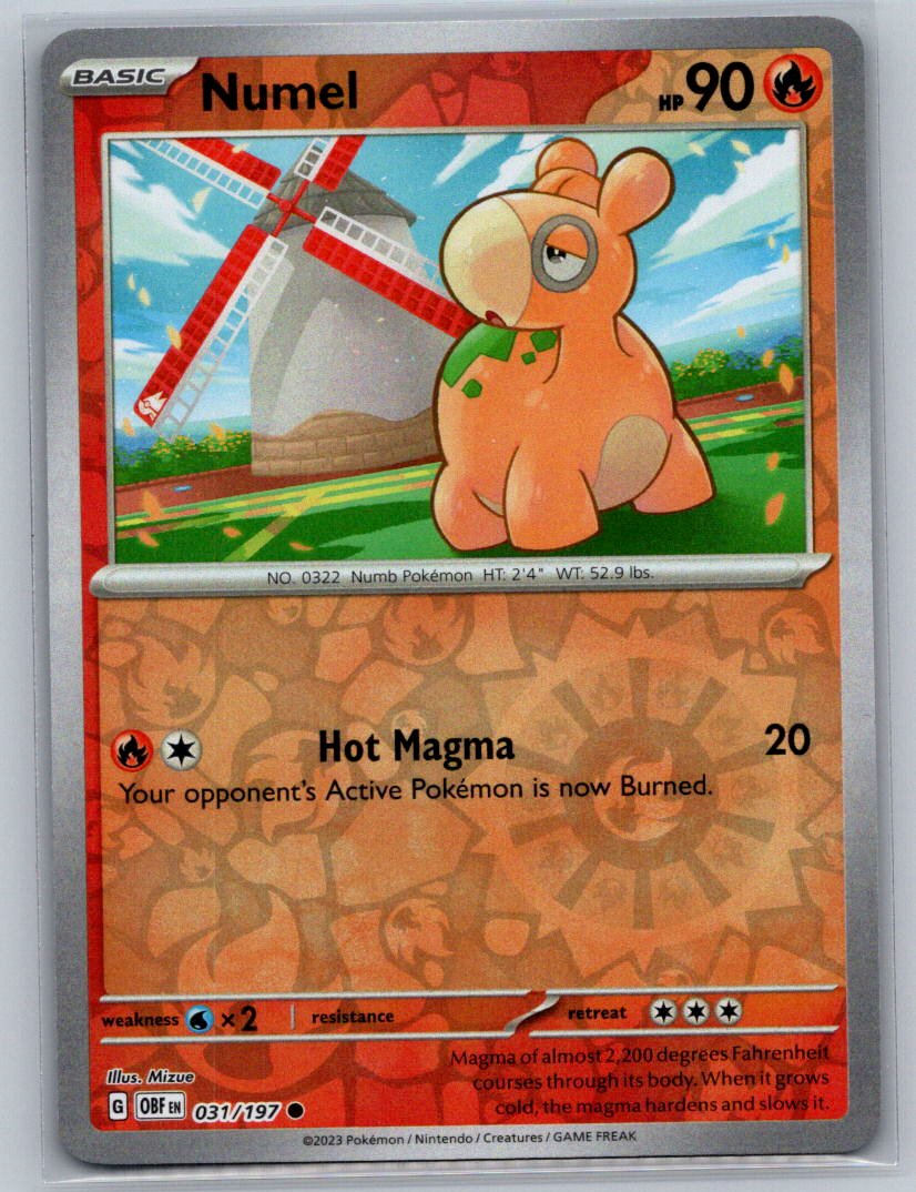 Numel Common SV03: Obsidian Flames 031/197 NM