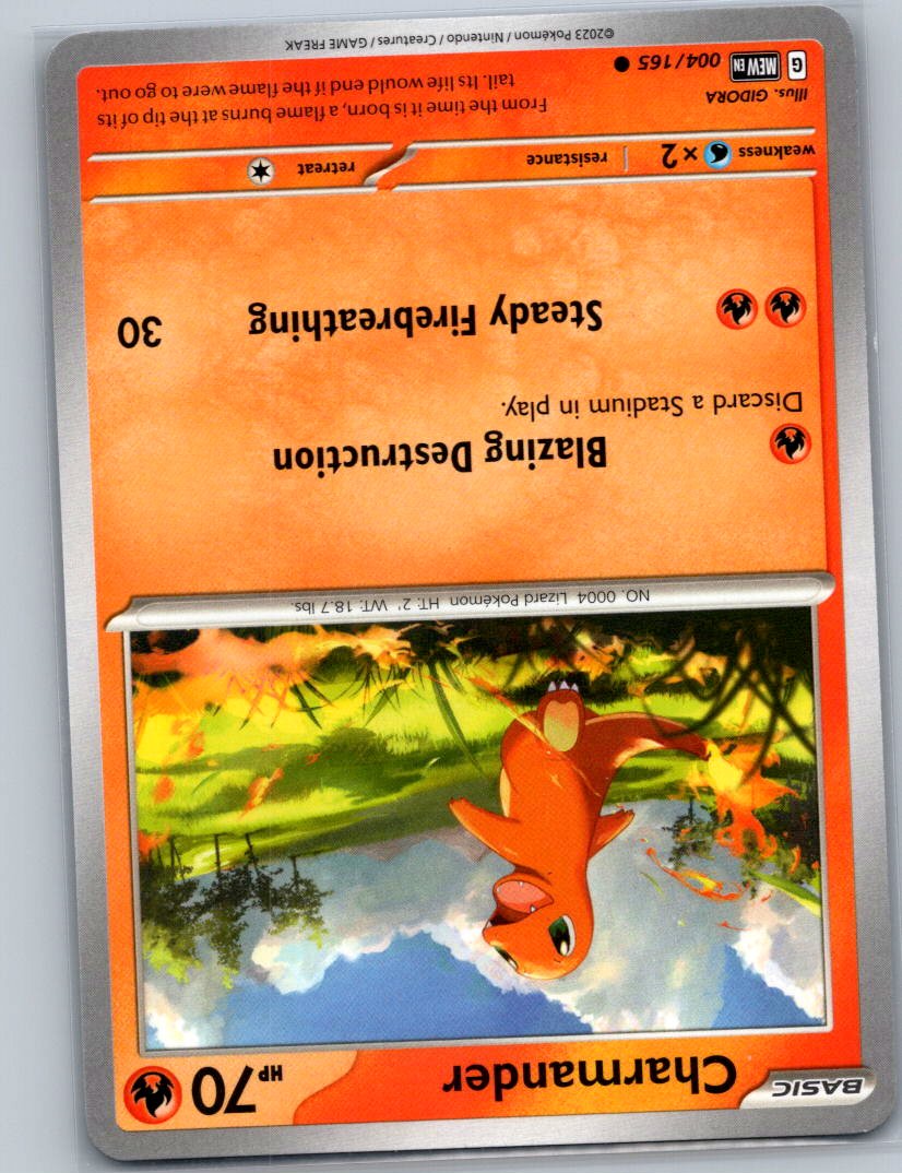 Charmander Common SV: Scarlet & Violet 151 004/165 NM