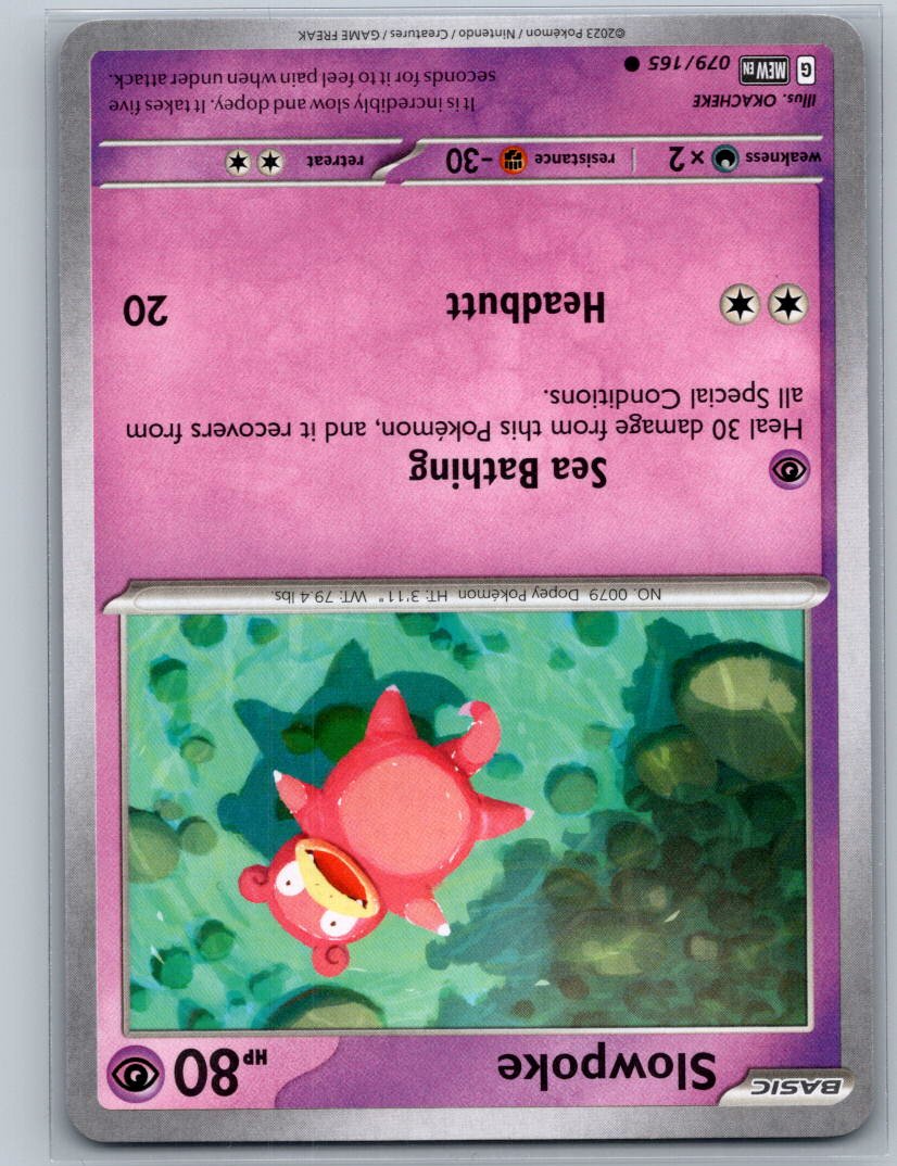 Slowpoke Common SV: Scarlet & Violet 151 079/165 NM