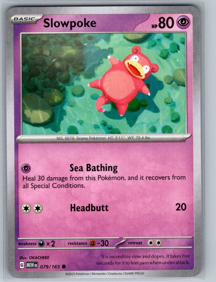 Slowpoke Common SV: Scarlet & Violet 151 079/165 NM