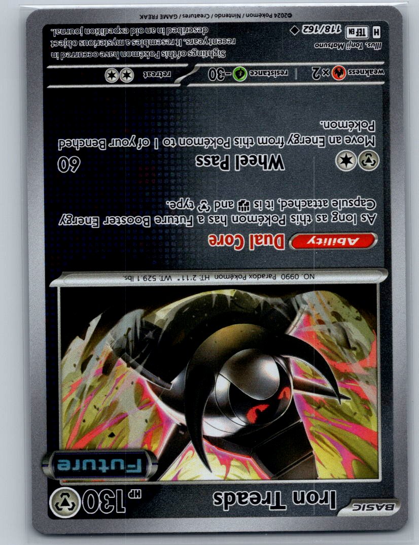Iron Treads Reverse Holo Uncommon SV05: Temporal Forces 118/162 NM