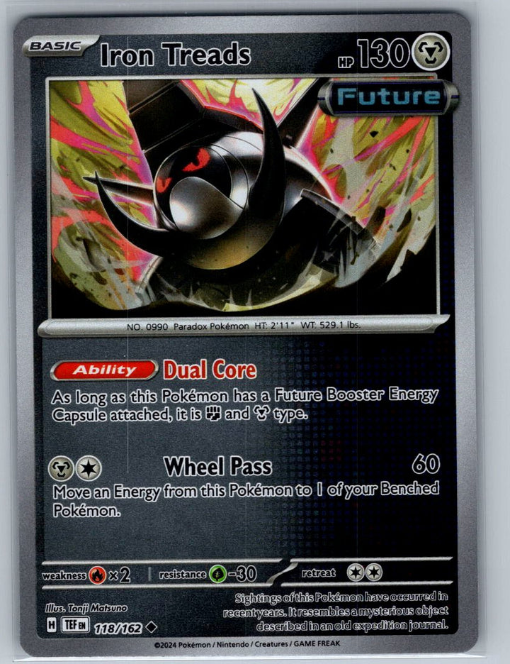 Iron Treads Reverse Holo Uncommon SV05: Temporal Forces 118/162 NM