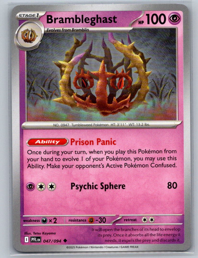 Brambleghast Uncommon ME02: Phantasmal Flames 047/094 NM