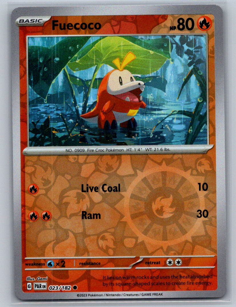 Fuecoco Reverse Holo Common SV04: Paradox Rift 023/182 NM