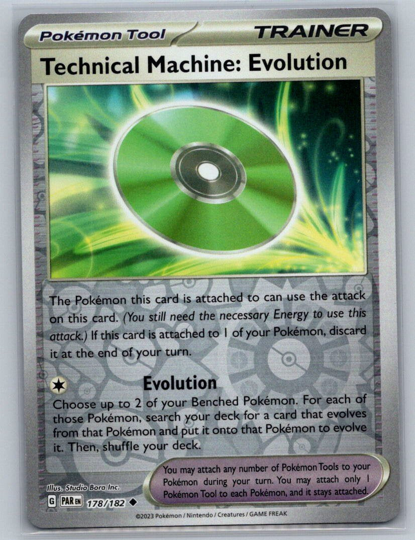 Technical Machine: Evolution Reverse Holo Uncommon SV04: Paradox Rift 178/182 NM