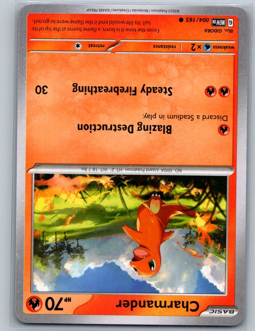 Charmander - Common SV: Scarlet & Violet 151 004/165 NM