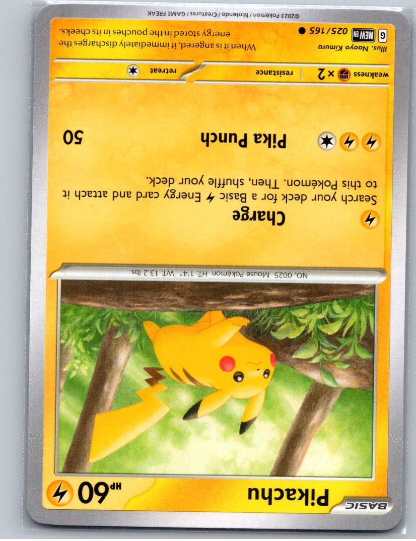 Pikachu - Common SV: Scarlet & Violet 151 025/165 NM