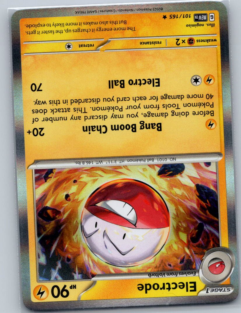 Electrode Holo Rare SV: Scarlet & Violet 151 101/165 NM