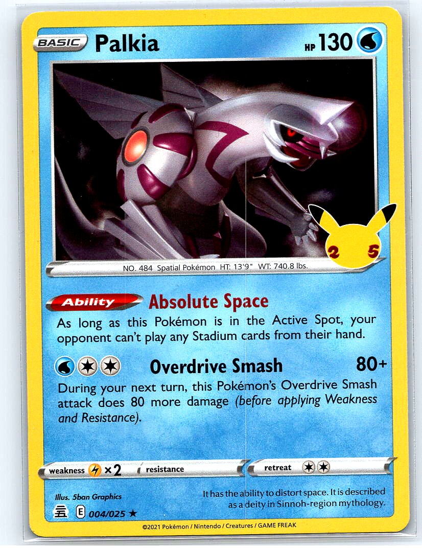 Palkia Holo Rare Celebrations 004/025 NM