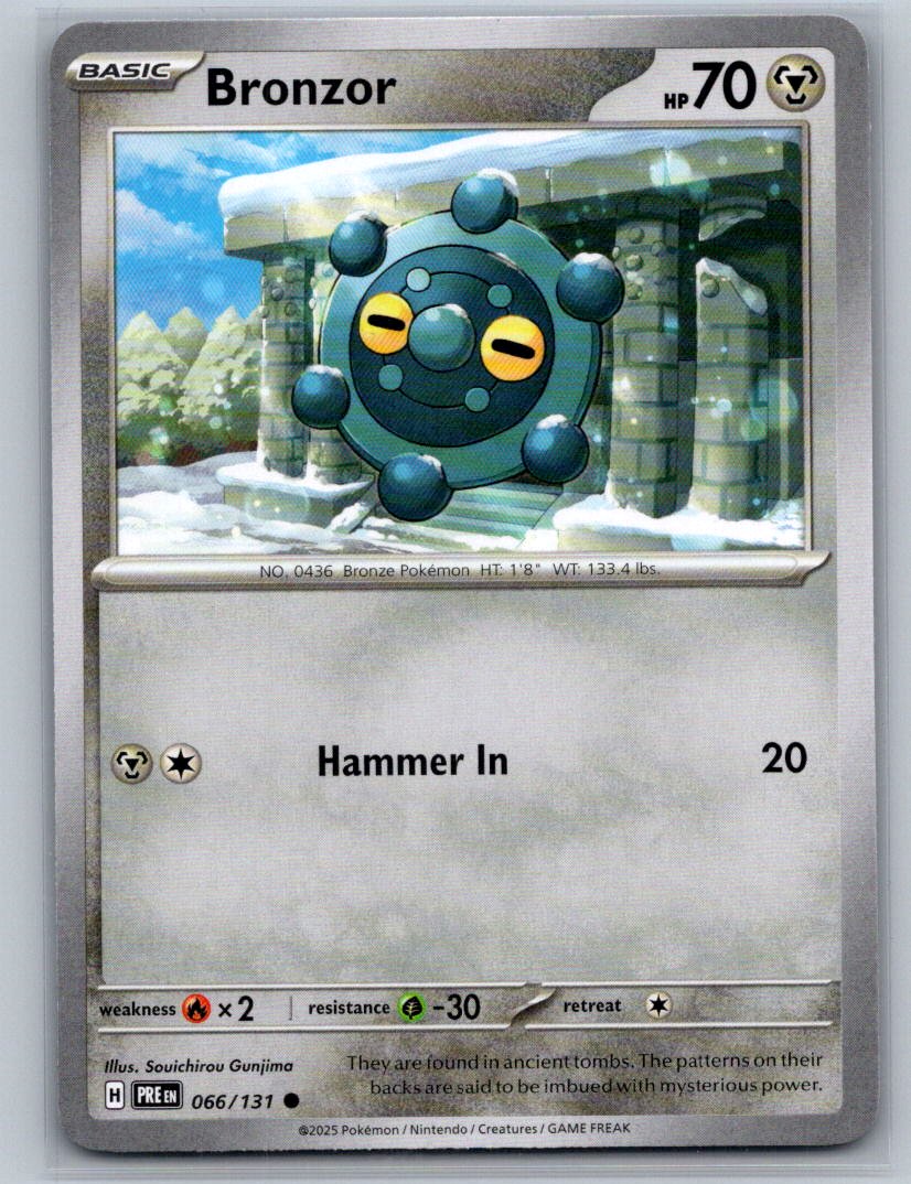 Bronzor Common SV: Prismatic Evolutions 066/131 NM