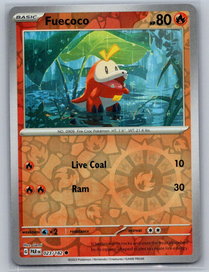Fuecoco Reverse Holo Common SV04: Paradox Rift 023/182 NM