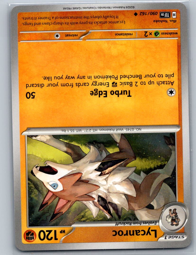 Lycanroc Uncommon SV05: Temporal Forces 090/162 NM