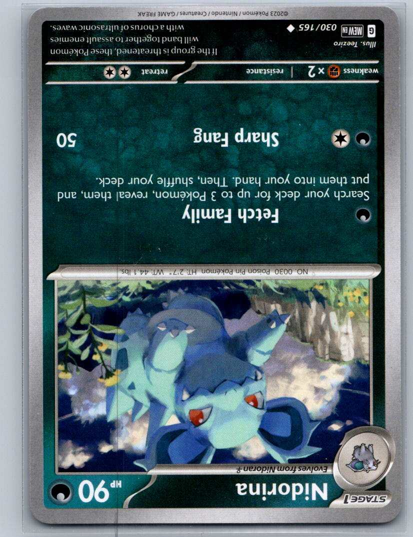 Nidorina Uncommon SV: Scarlet & Violet 151 030/165 NM