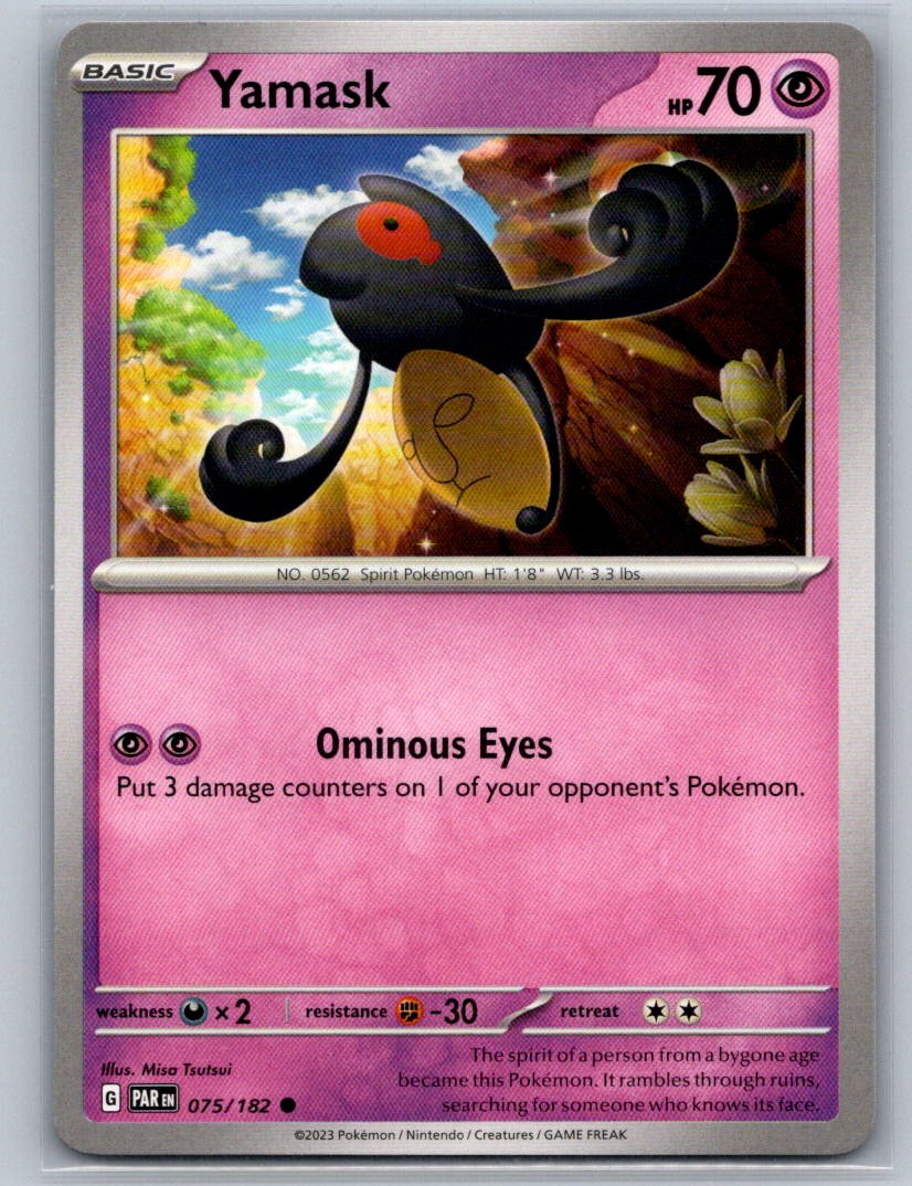 Yamask Common SV04: Paradox Rift 075/182 NM