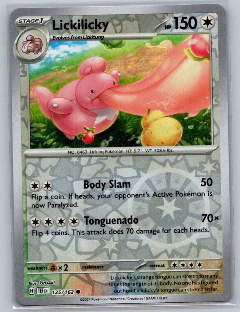 Lickilicky Reverse Holo Common SV05: Temporal Forces 125/162 NM