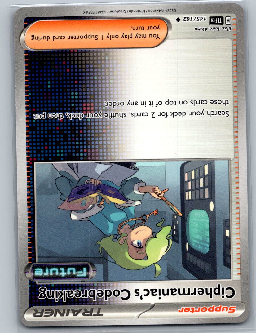 Ciphermaniac's Code - Reverse Holo Uncommon SV05: Temporal Forces 145/162 NM